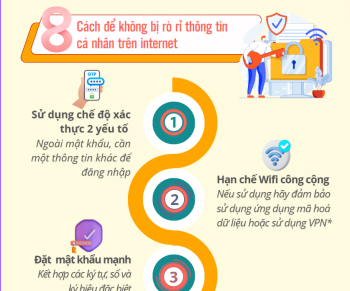 8 cách để không bị rò rỉ thông tin cá nhân trên internet