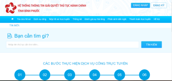 Danh mục dịch vụ công trực tuyến đủ điều kiện không sử dụng hồ sơ giấy trên địa bàn tỉnh Bình Phước