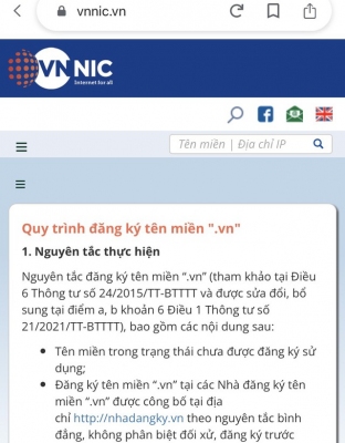 Phổ cập tên miền “.vn” để thúc đẩy phát triển kinh tế số, xã hội số