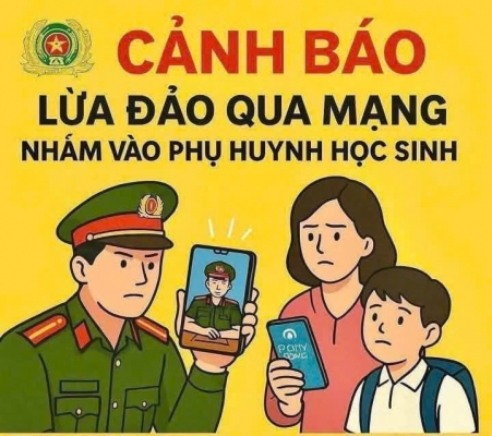 Cảnh báo thủ đoạn lừa đảo liên quan cập nhật thông tin học sinh